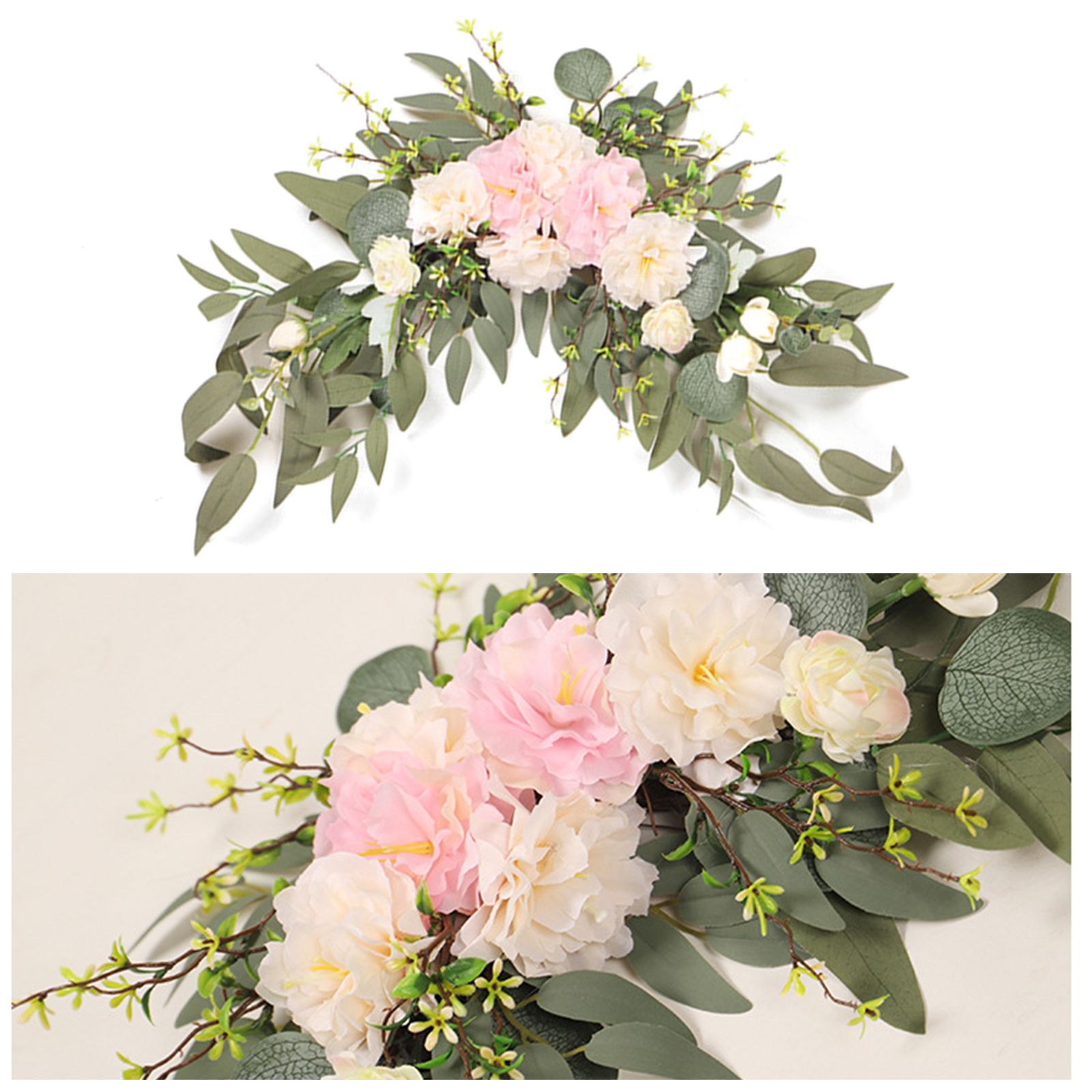Wedding Welcome Flower Wedding Arch Flower Artificial Bouquet Handmade Fake Flower Decoration — image 2
