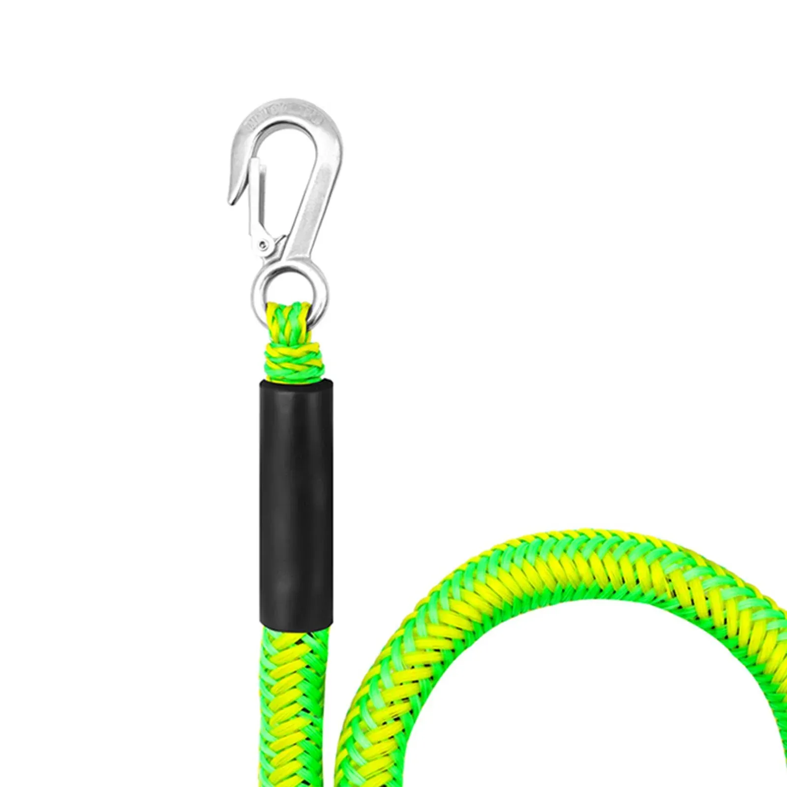 Green Bungee Dock Line Mooring Rope With Stainless Steel Clip for Boats Kayaks Watercraft and Pontoon — image 5