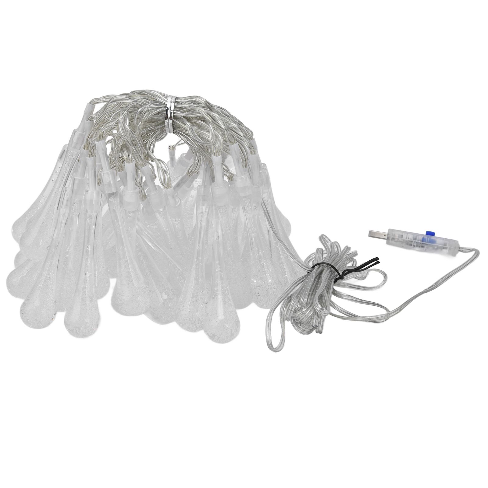 50LED String Lights Waterproof 16 Color RGB String Lamp with 8 Modes for Patio Garden Yard Decor USB Powered — image 3