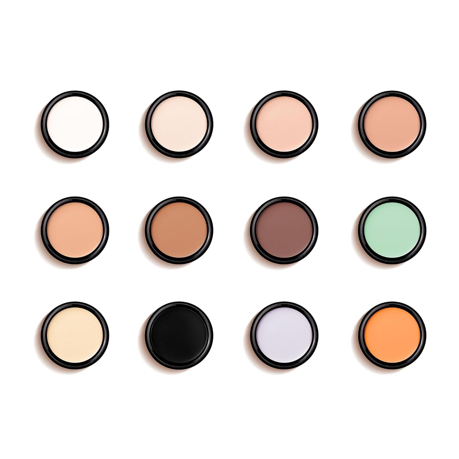 Single Color Face Makeup Concealer Foundation Palette Creamy Moisturizing 0.49oz (Green) — image 2