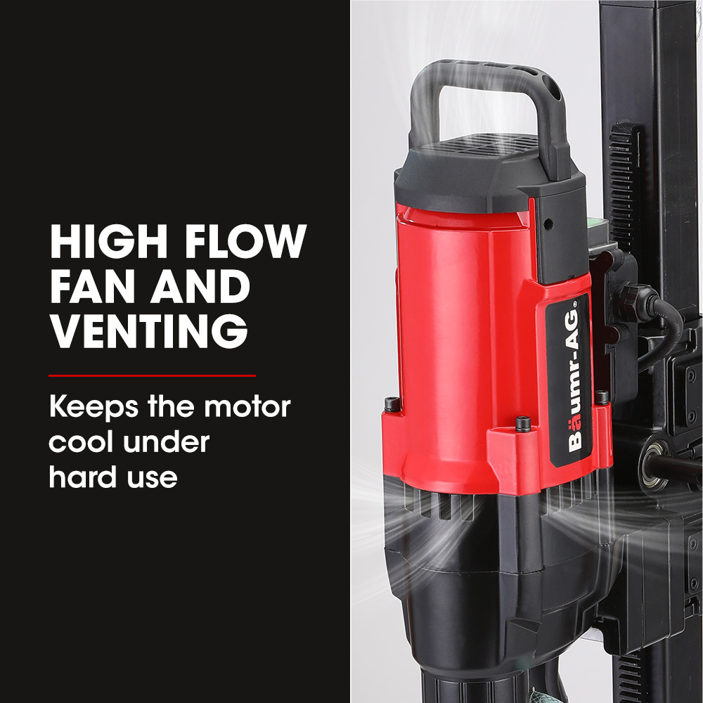 BAUMR-AG 3200W 280mm Concrete Core Drill with Stand Rig — image 4