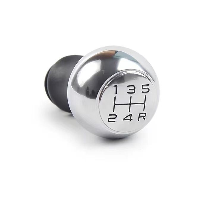 5-Speed Matte Aluminum Alloy Sports Gear Shift Knob Shifter Lever Accessories