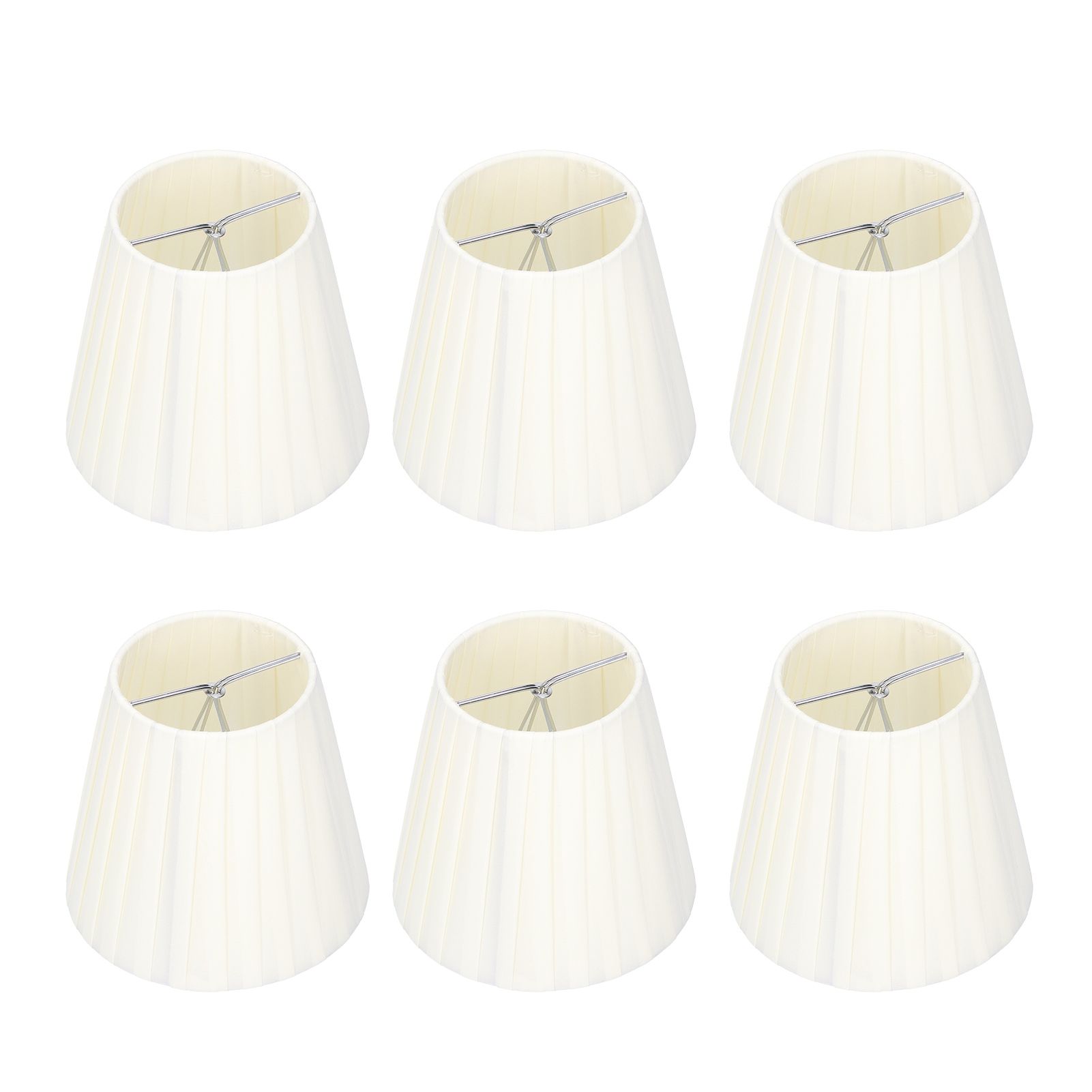 6Pcs Lamp Shade Cloth Crystal Chandelier Wall Light Modern Simple Household Supplies — image 2