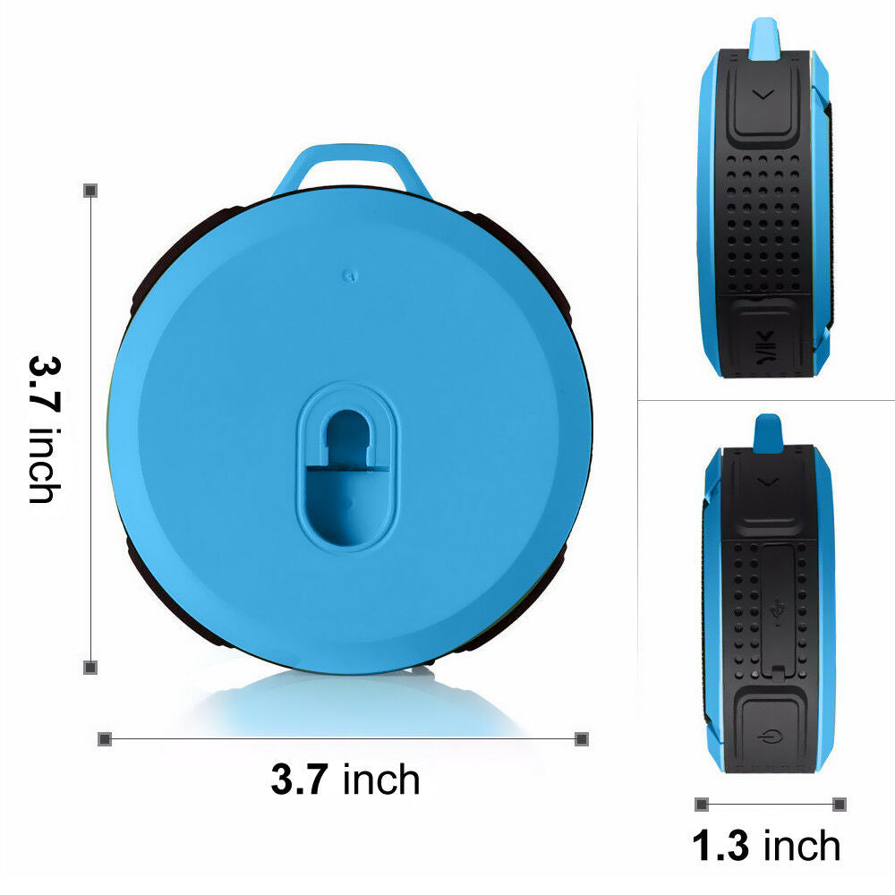 Portable Waterproof Wireless Mini Bluetooth Music Speaker (Red) โ image 6