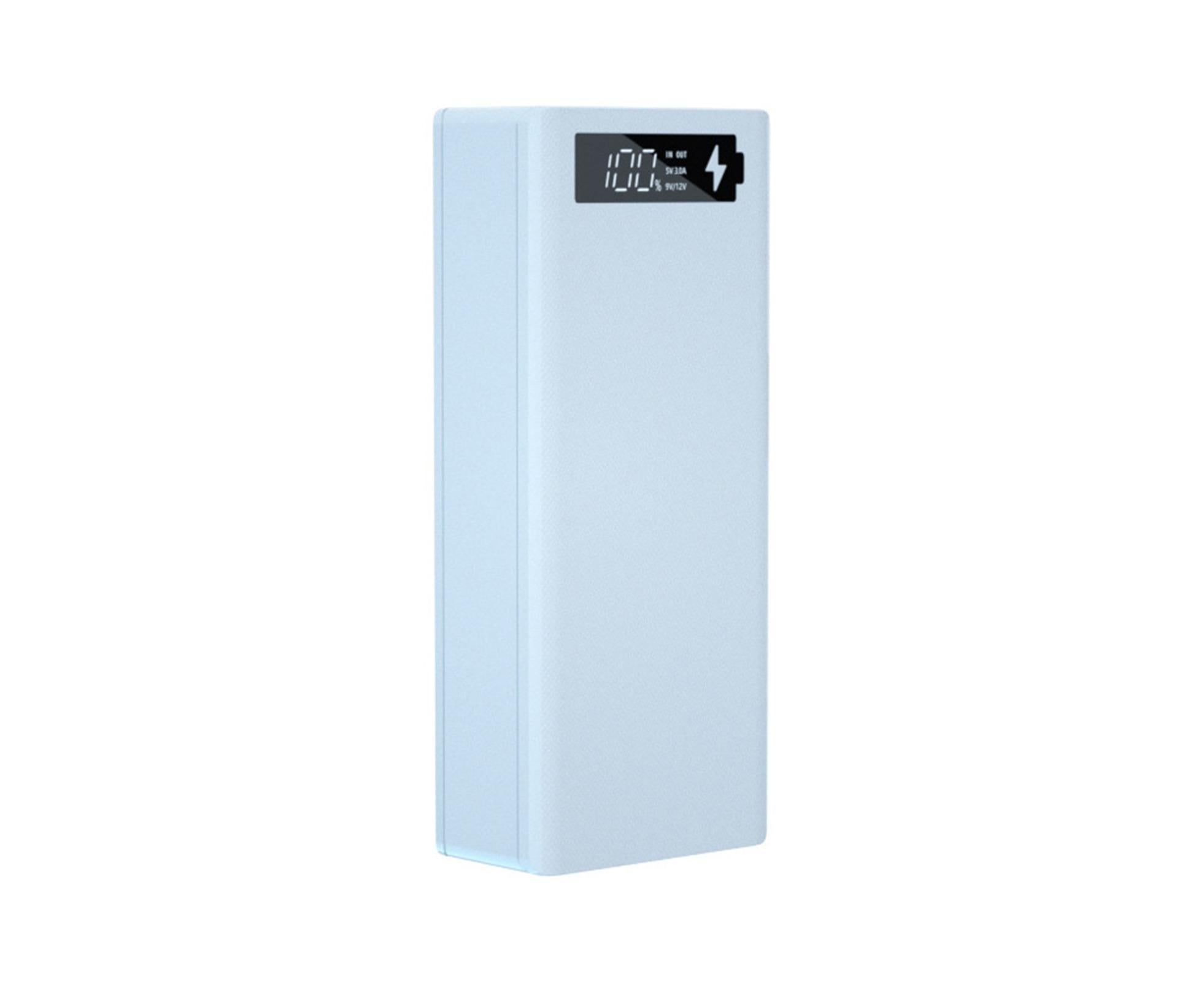 Battery Charger Case Detachable Design 5 Interfaces LCD Rechargeable Multifunctional 15W Fast Charging Easy to Carry Battery Charge - White โ image 6