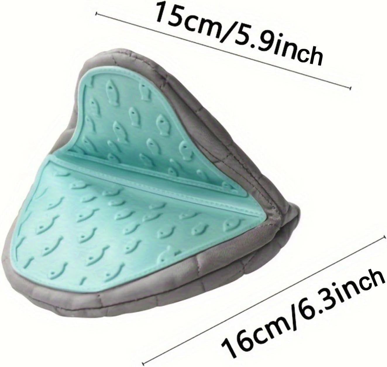 Light Green Heat Resistant Oven Mitt for Baking and Cooking - 1 Piece — image 4