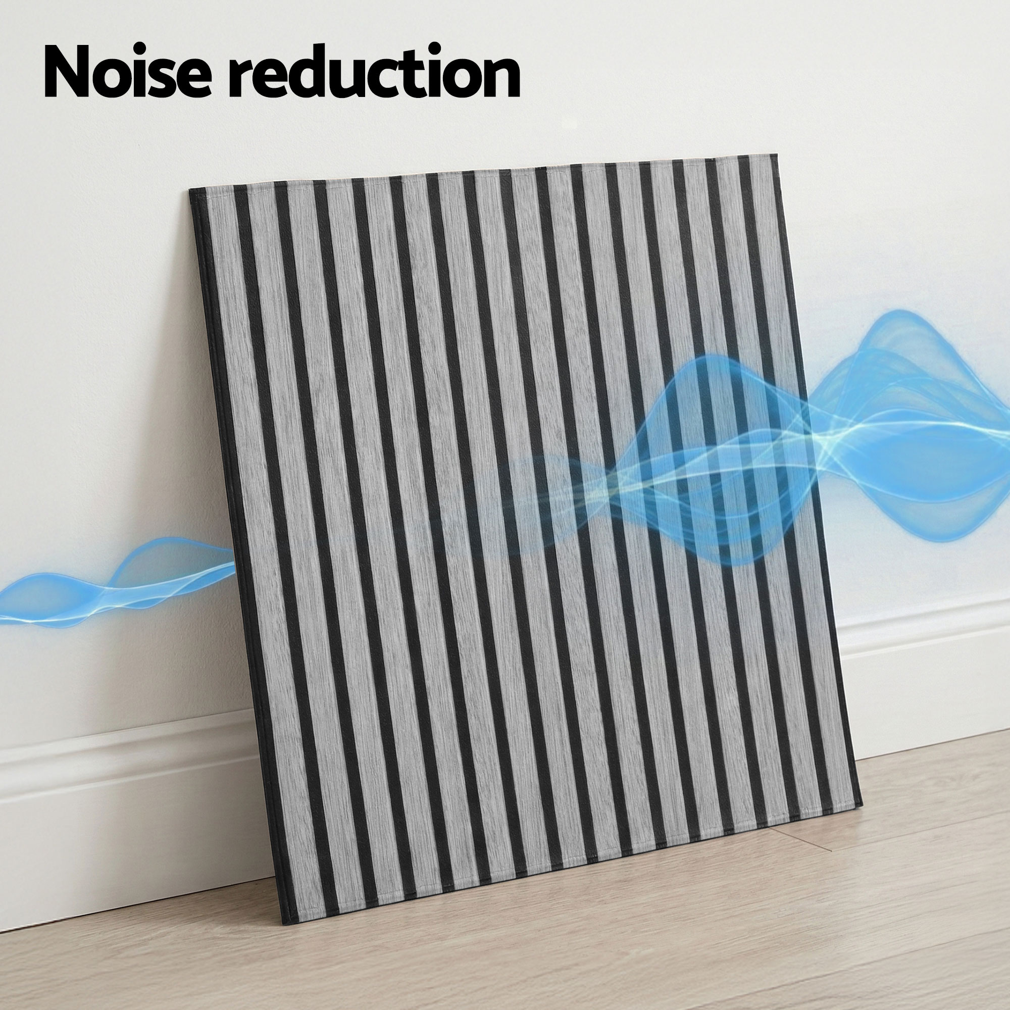 Artiss 10PCS Peel and Stick Wall Panels Tiles 68 × 68CM Self Adhesive for Home Office Studio Grey — image 5