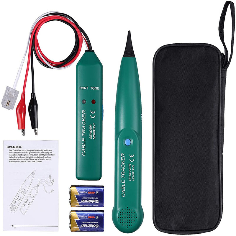 Multifunctional Wire Tester, Cable Detector, Ms6812 RObot Lawn Mower Cable Detector, Lan Network Cable Line Tester