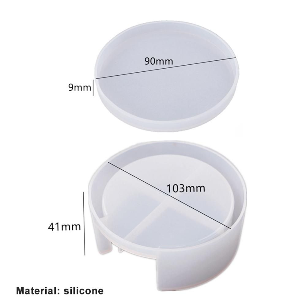 Coaster Mold Round Silicone Mold Cup Mat Epoxy Resin Mold Home Tabletop Decoration โ image 4