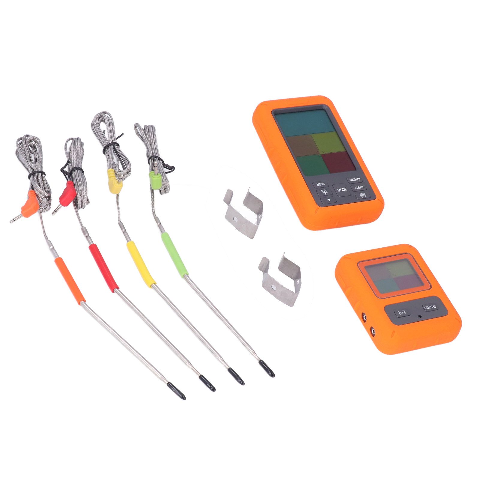 Wireless Meat Thermometer Digital BBQ Thermometer with 4 Probes for Kitchen Cooking Oven Grilling Smoking — image 4