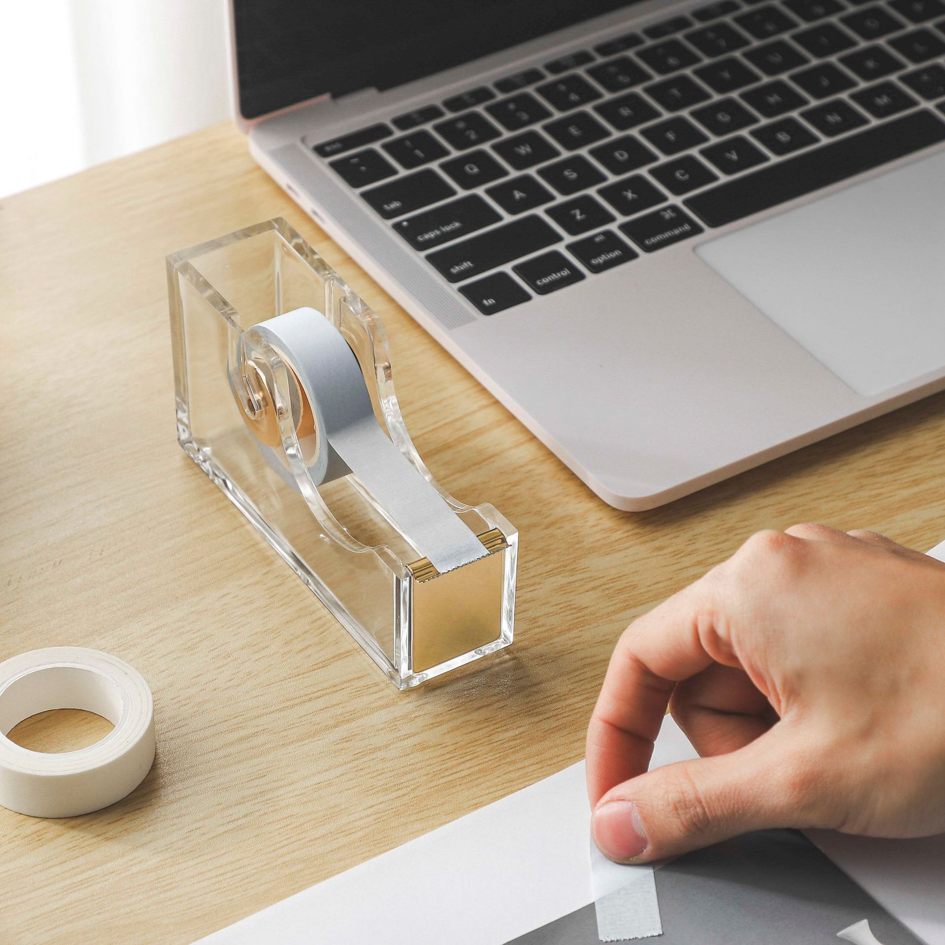 OfficeGoods Acrylic Tape Dispenser - Beautiful Modern Accessory for The Stylish Desk at Home, The Office, or School — image 2