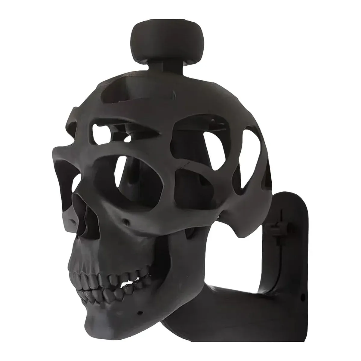 3D Skull Helmet Display Stand Wall Mounted Motorcycle Helmet Rack Holder Display — image 2