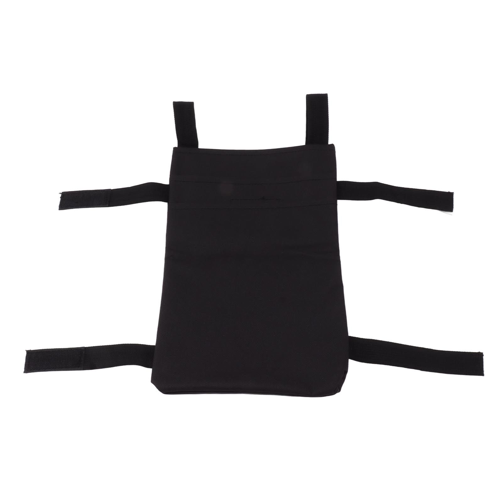 Crutch Storage Bag Hanging Carrying Pocket Pouch Portable Travel Organizer Lightweight for Walking Stick Black — image 2