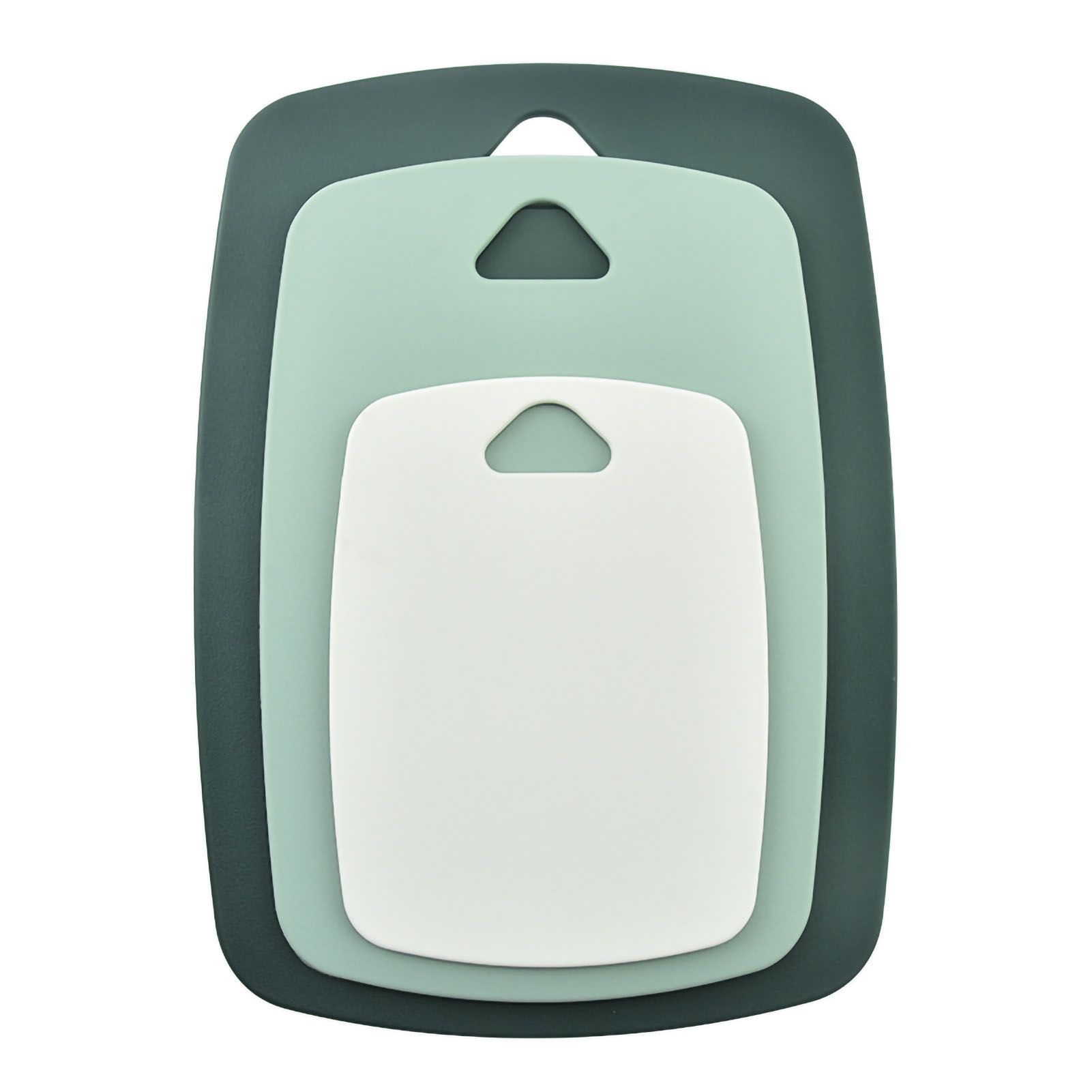 3pcs Cutting Board Set Safe PP Easy Grip Handles Multifunction Kitchen Chopping Board for Home Type 2 Square โ image 4