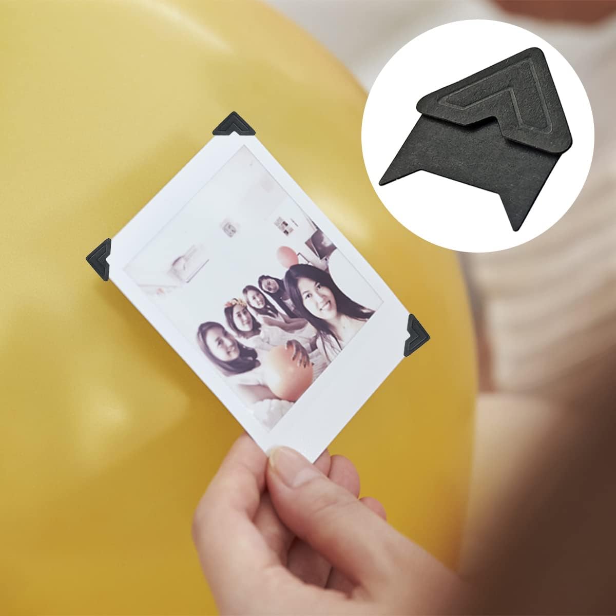 12 Sheets 288 Count Self-Adhesive Photo Corners Stickers, Acid Free Photo Mounting Corners for Scrapbooks, Memory Books, DIY Picture Album, Journal (Black) โ image 3