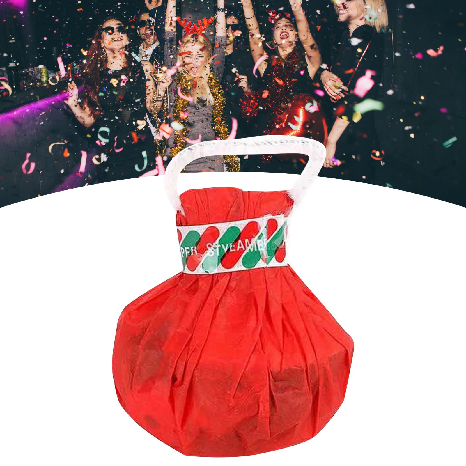 Streamer Popper Hand Throw Paper Cracker 30 Stripes Confetti Decor for Party Home Pull Ring Colorful — image 4