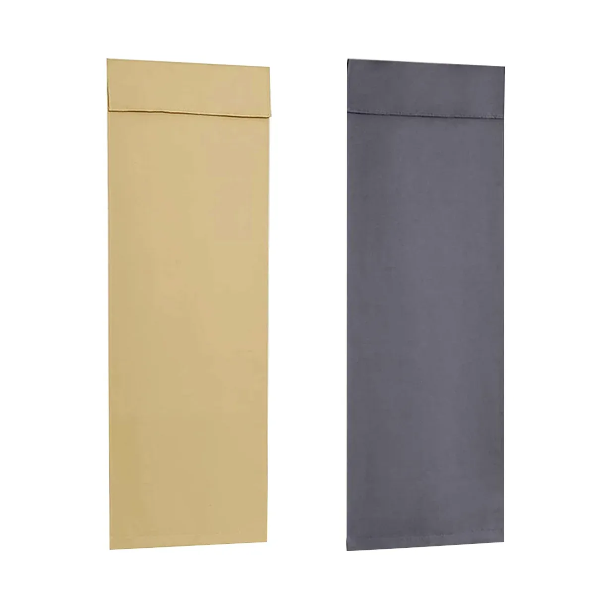 Curtains For Doors and Windows Block Light Blackout Heat Insulation Living Room - Beige — image 3