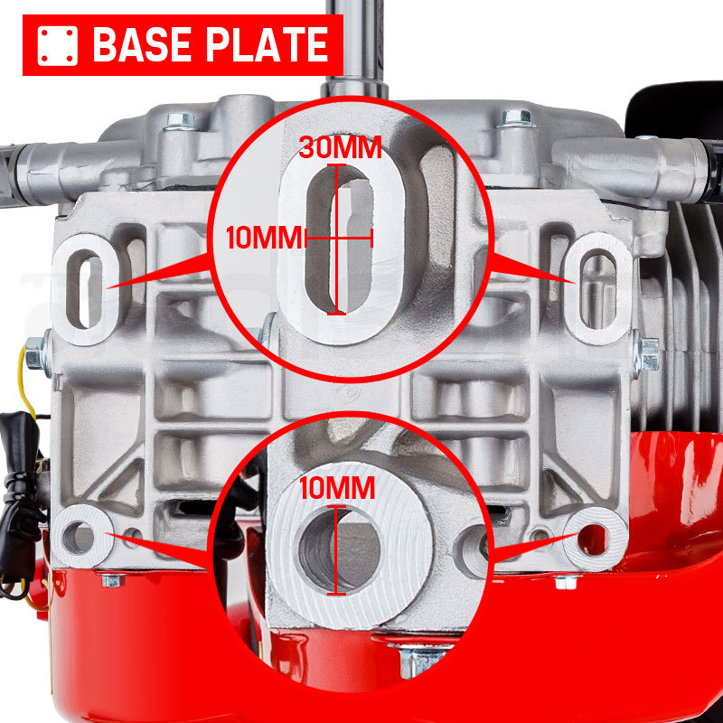 Baumr-AG 13HP Petrol Stationary Engine 4-stroke OHV Motor Horizontal Shaft Recoil Start โ image 6