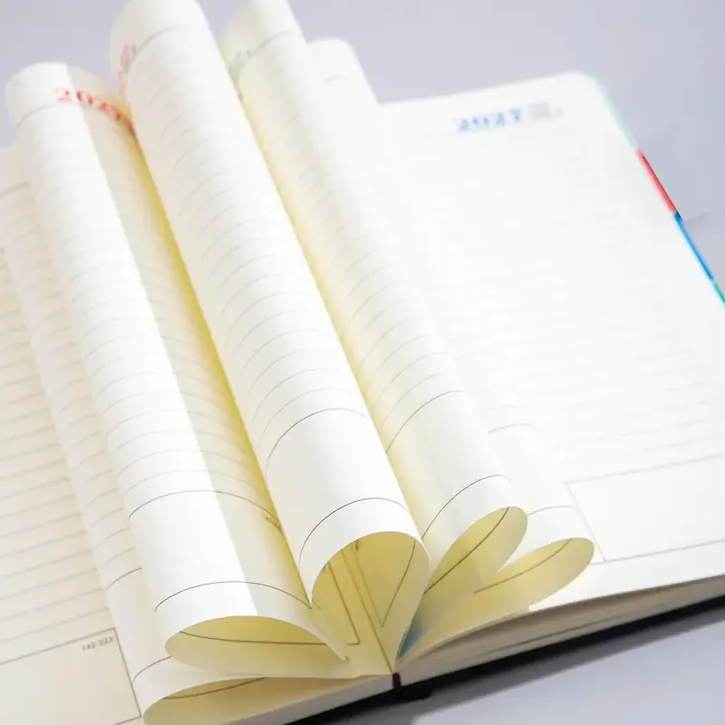 2027 A5 Vintage Annual Planner | Daily Planning + Weekly & Monthly Notes, Academic Style Faux Leather Cover, Efficient Time Management(BRWON) — image 6