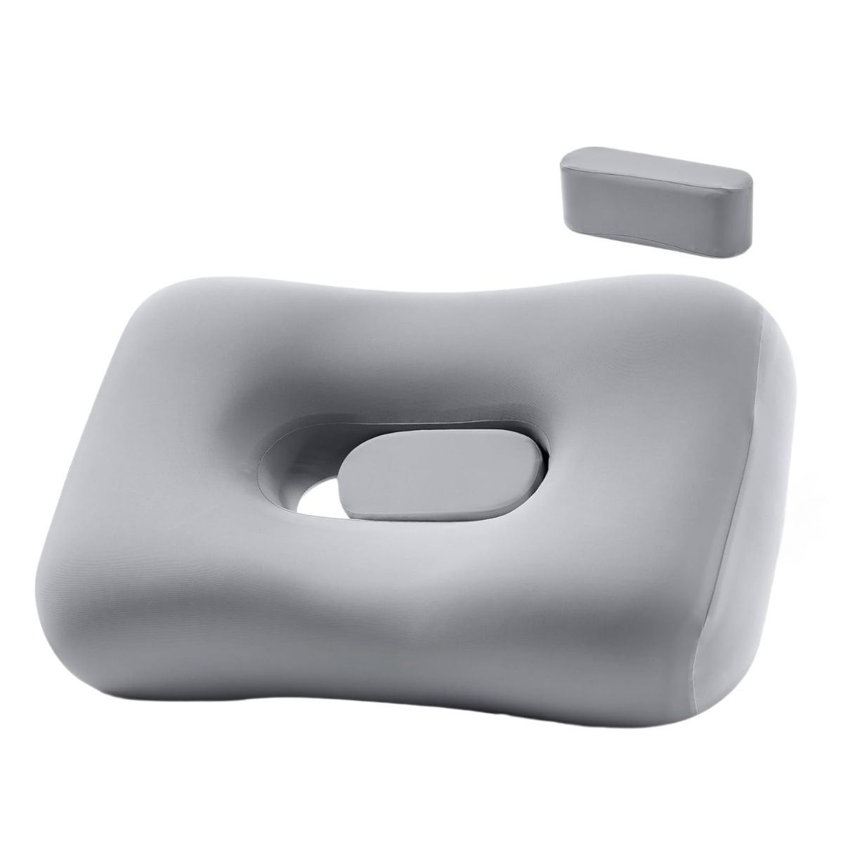 Side Sleeper Pillow - Face & Neck Relief, Dual-Mode 2-in-1, 60D Memory Foam, Dual-Height: 4" & 5", Cervical Support for Side Sleepers, Cooling