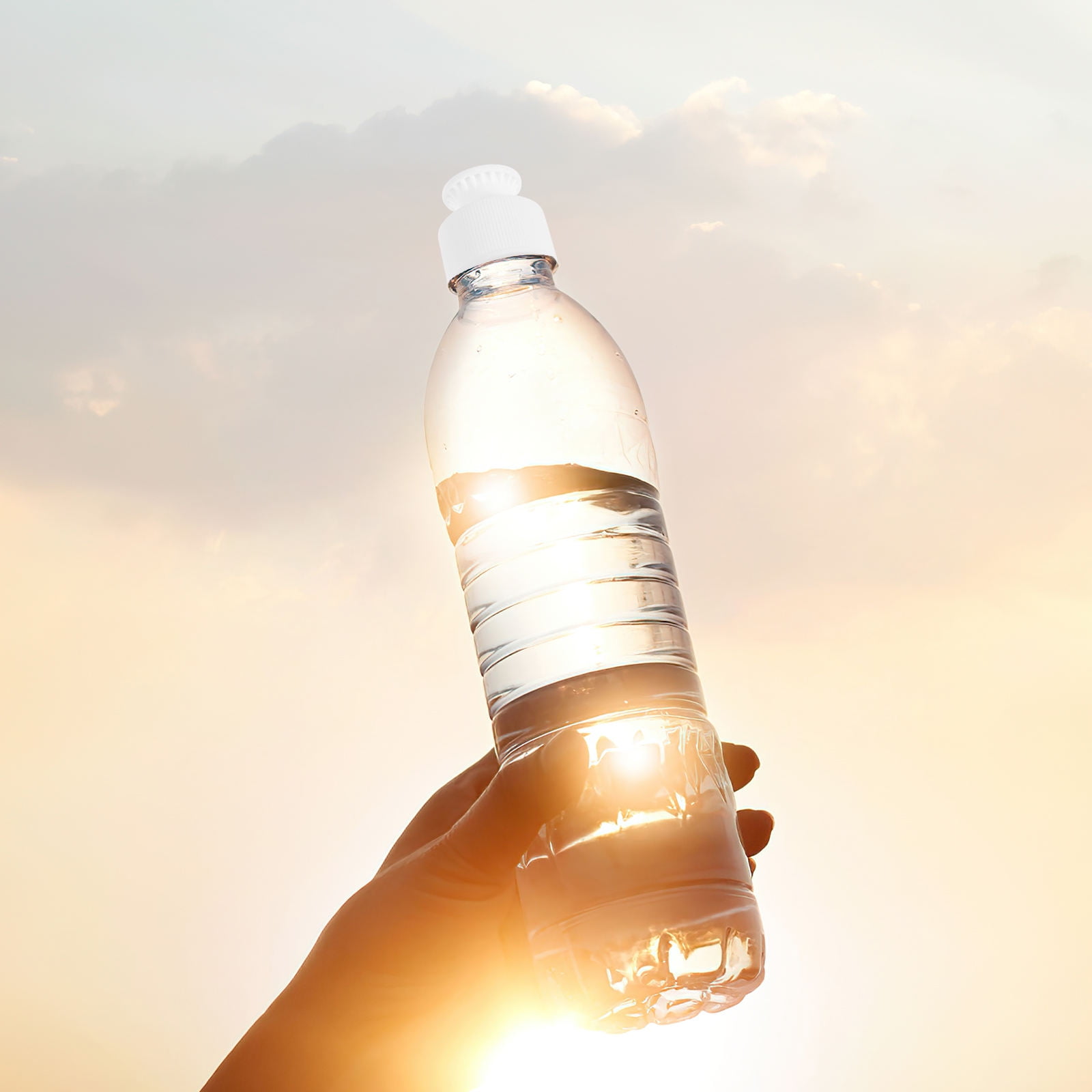 PE Reusable Water Bottle Caps 40Pcs for Athletes and Outdoor Activities — image 2