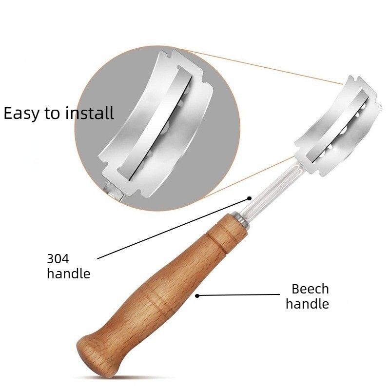 Bread Scoring Lame Tool Kit with Replacement Blades, Artisan Sourdough Bread Baking Gadget for Home Bakers — image 2