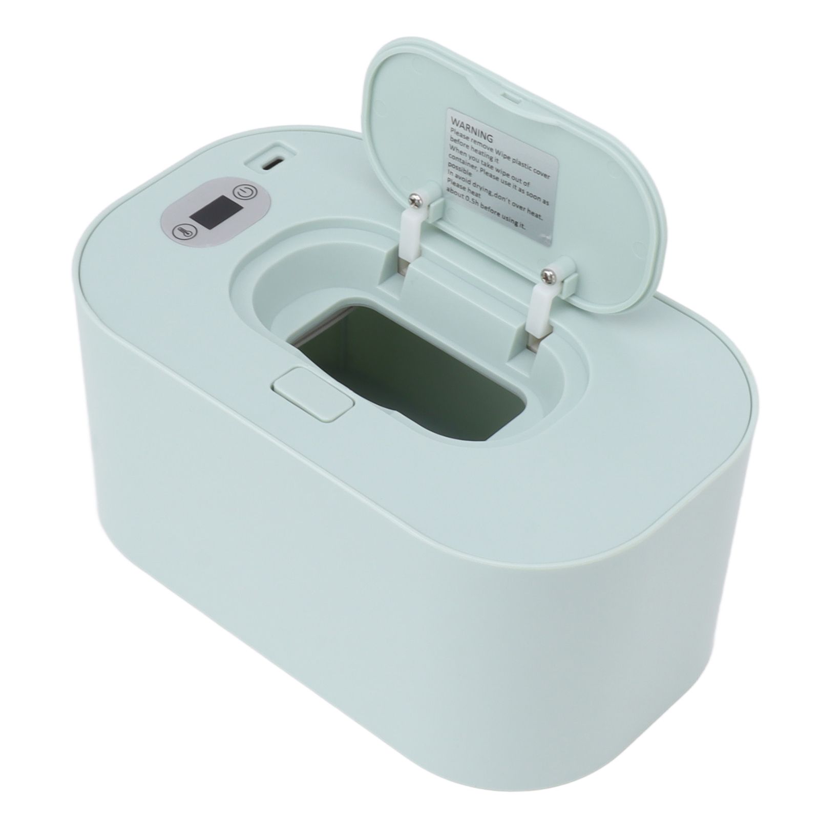 Baby Wipe Warmer USB Constant Temperature Portable Wipe Heater Temperature Adjustment Warm Keeper Dispenser 5V Green — image 5