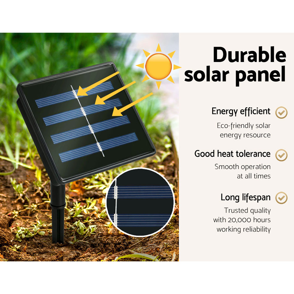 3.6M Christmas Tree LED Solar Warm Jingle Jollys — image 5