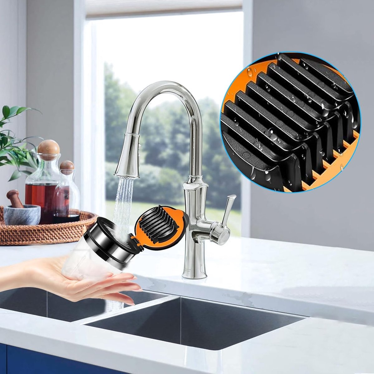 Fruit Slicer - Egg Slicer - Stainless Steel - Suitable for soft fruit - With non-slip base - Quickly make fruit and vegetable salads — image 3