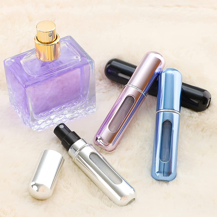 5-Pcs Pink 5ml Refillable Perfume Atomizer Portable Bottom Fill Travel Spray Bottle for Fragrance and Aftershave Australian Travel Essential โ image 5