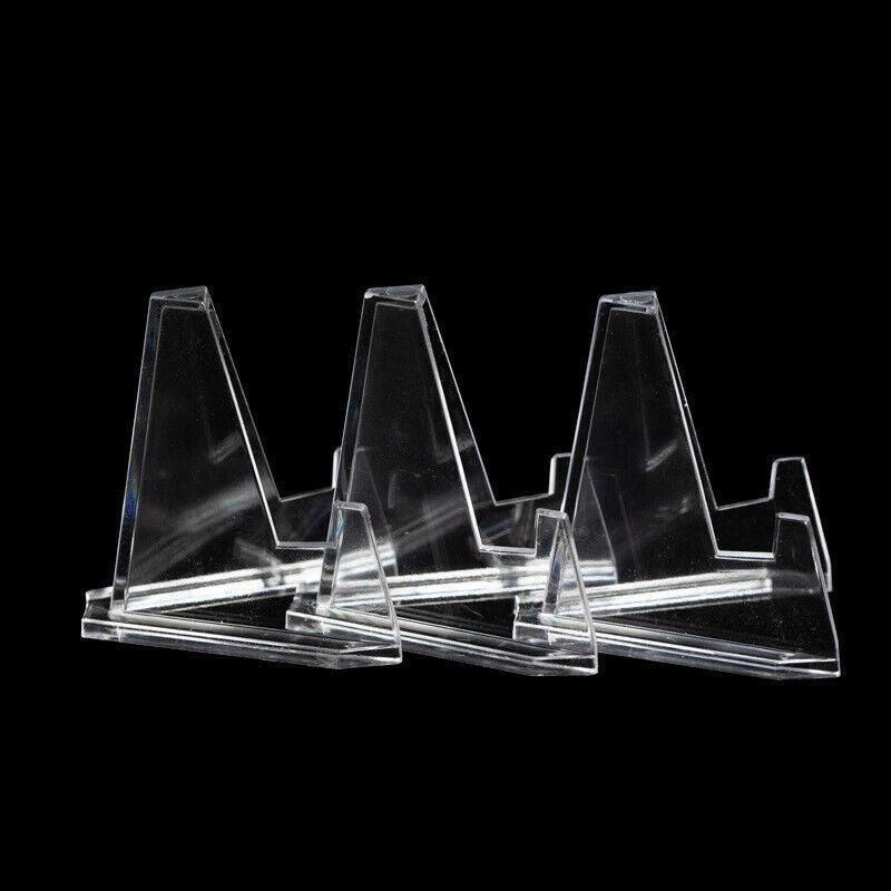 20Pcs Acrylic Clear Stand For Trading Card Psa Pokemon Card Holders Small Stand — image 5