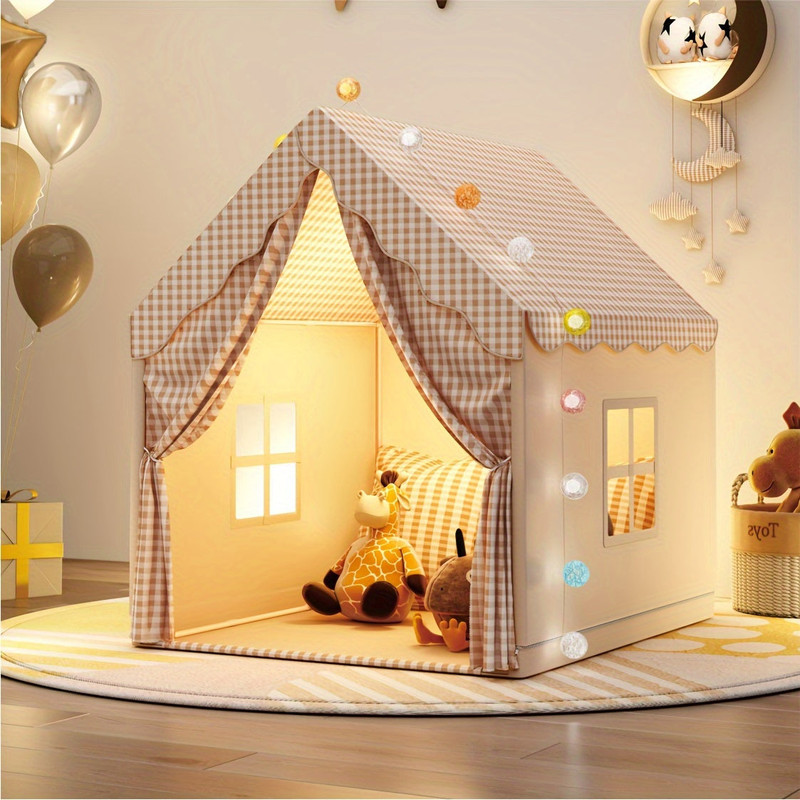 Kids Castle Play Tent Indoor Pretend Playhouse — image 3