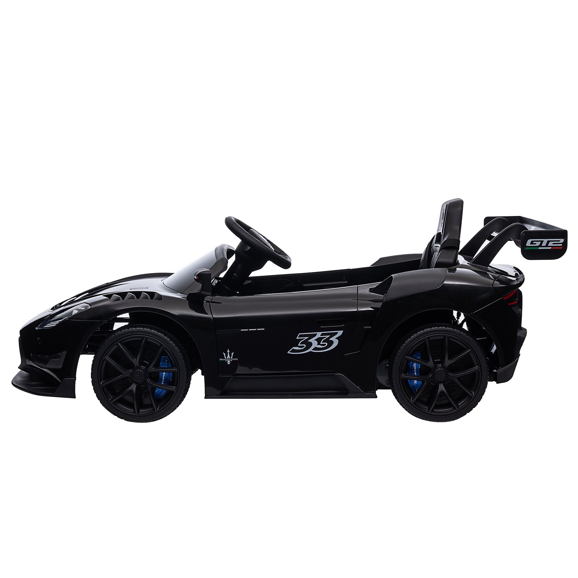 Kahuna Maserati MC20 GT2 Licensed Electric Kids Ride On Race Car Black — image 2