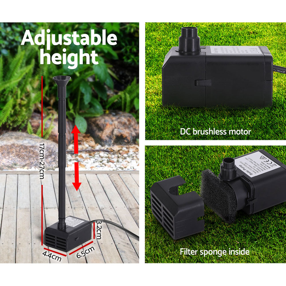 Gardeon Solar Pond Pump Submersible Water Fountain Kit 6.1FT — image 6
