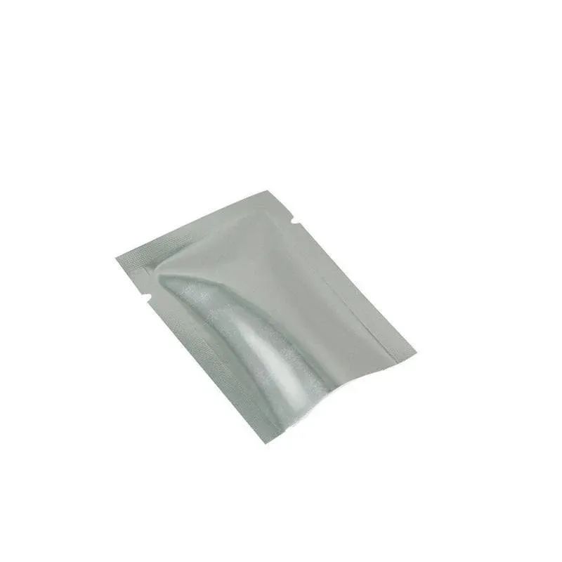 Silver Open Top Aluminum Foil Packaging Bags Heat Seal Vacuum Food Pouches - 20X30CM — image 4