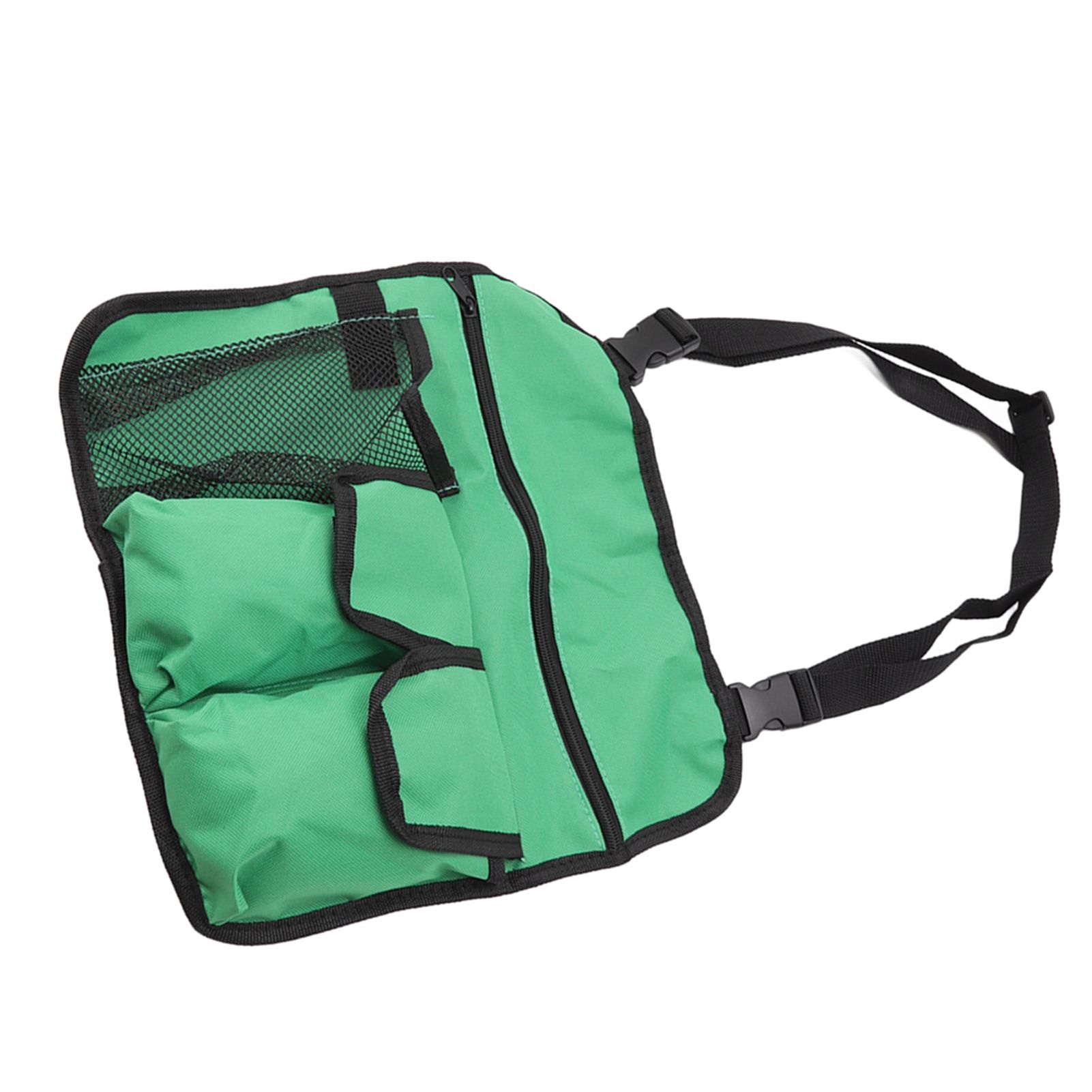 Camping Chair Hanging Bag Waterproof Oxford Cloth Adjustable Portable Beach Chairs Side Storage Bags for Outdoor Green — image 2