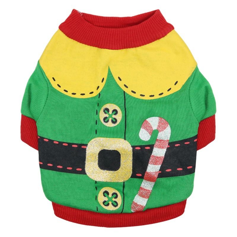 DROOLING DOG Pet Dog Cat Clothes Cotton T Shirt Black Orange edge (Fishbone) XS Size: XS; Neck (cm): 20-24; Bust (cm): 28-32; Back length (cm): 18-20 โ image 2