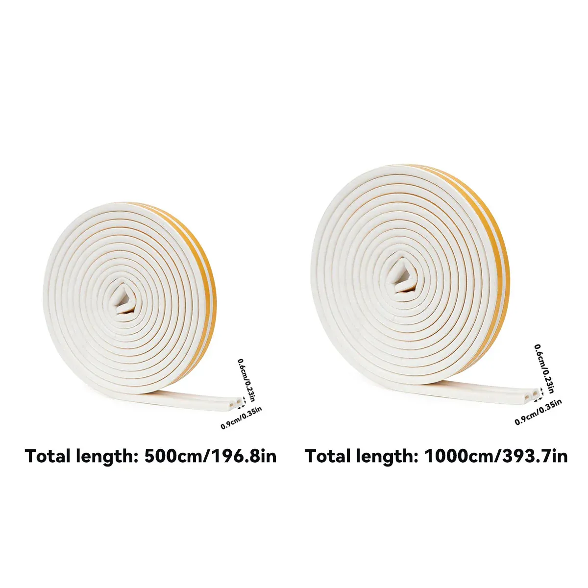 Door Window Sealing Strip 5/10m Windproof Soundproof Insect Prevention Durable - 5M โ image 4
