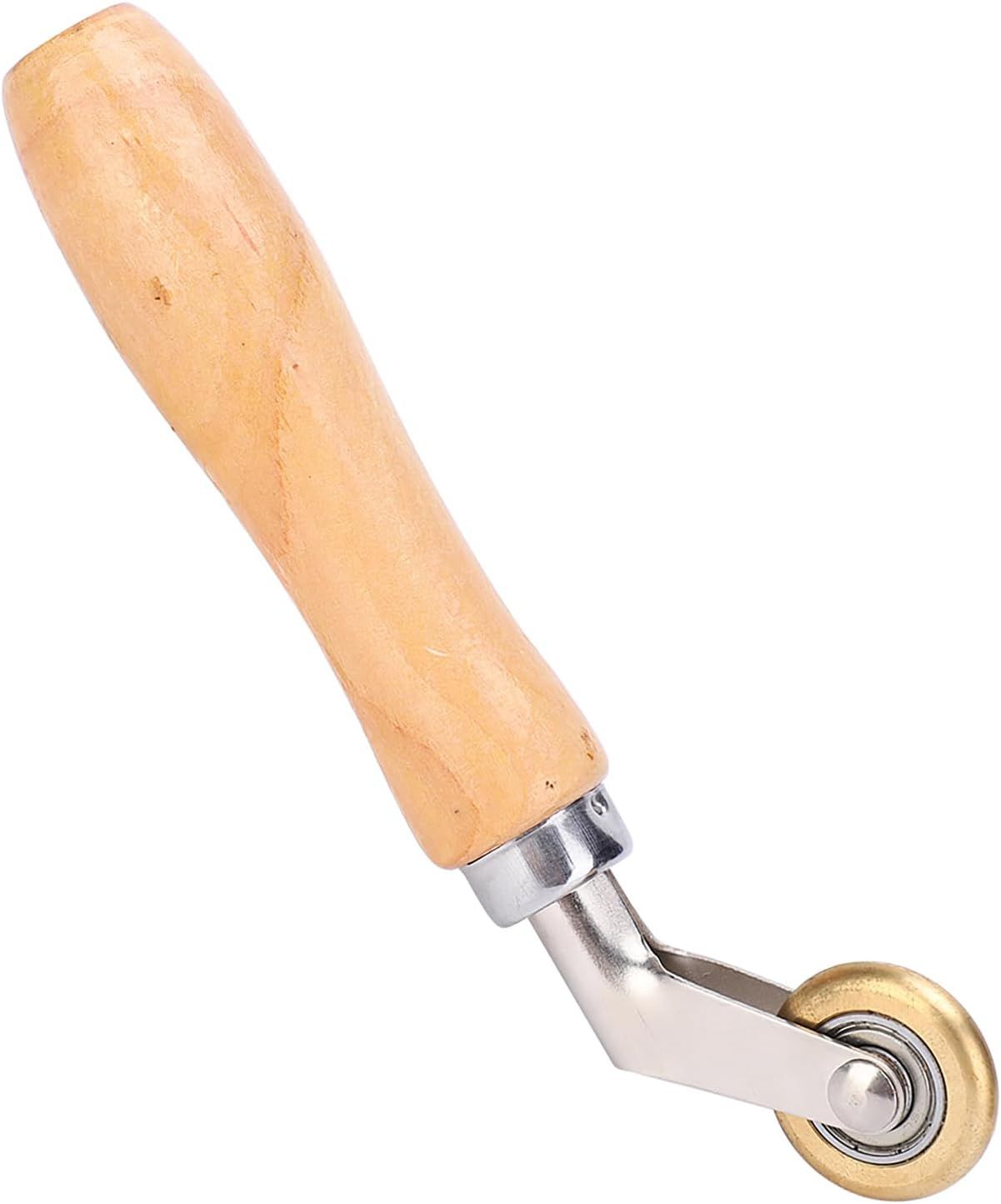 PVC/TPO/EPDM Single Ply Roofing Brass Penny Roller and Flooring Corner Detail Seam Roller (6mm x 30mm) — image 3