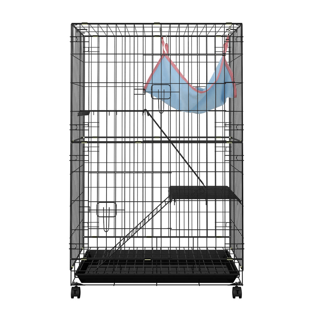 i.Pet Rabbit Cage 100cm Hutch 3 Level Indoor Guinea Pig Ferret โ image 3