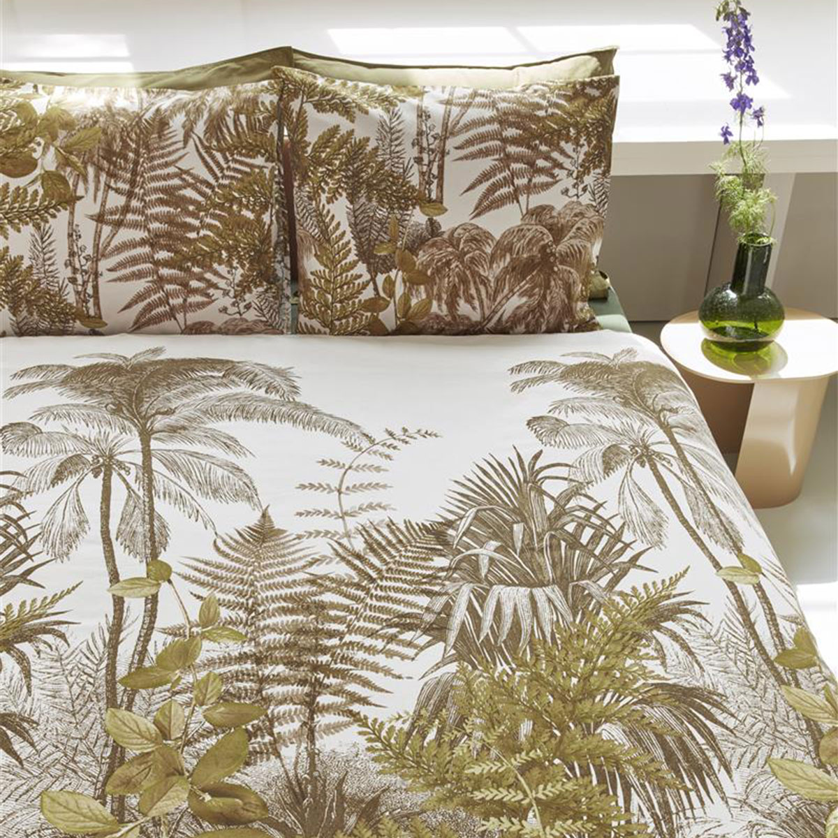 Bedding House Caribe Ochre Cotton Quilt Cover Set Queen β image 3