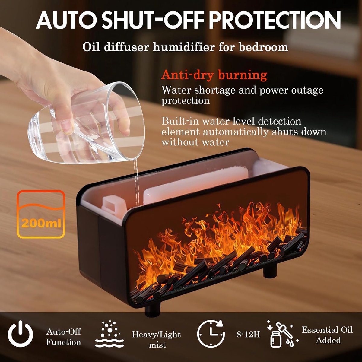 Snow House 3-in-1 Humidifier - Aromatherapy - Bedroom - Automatic Fragrance Diffuser - Mood Lighting - 7 Colors - Halloween Decoration - Christmas Gifts - For — image 4