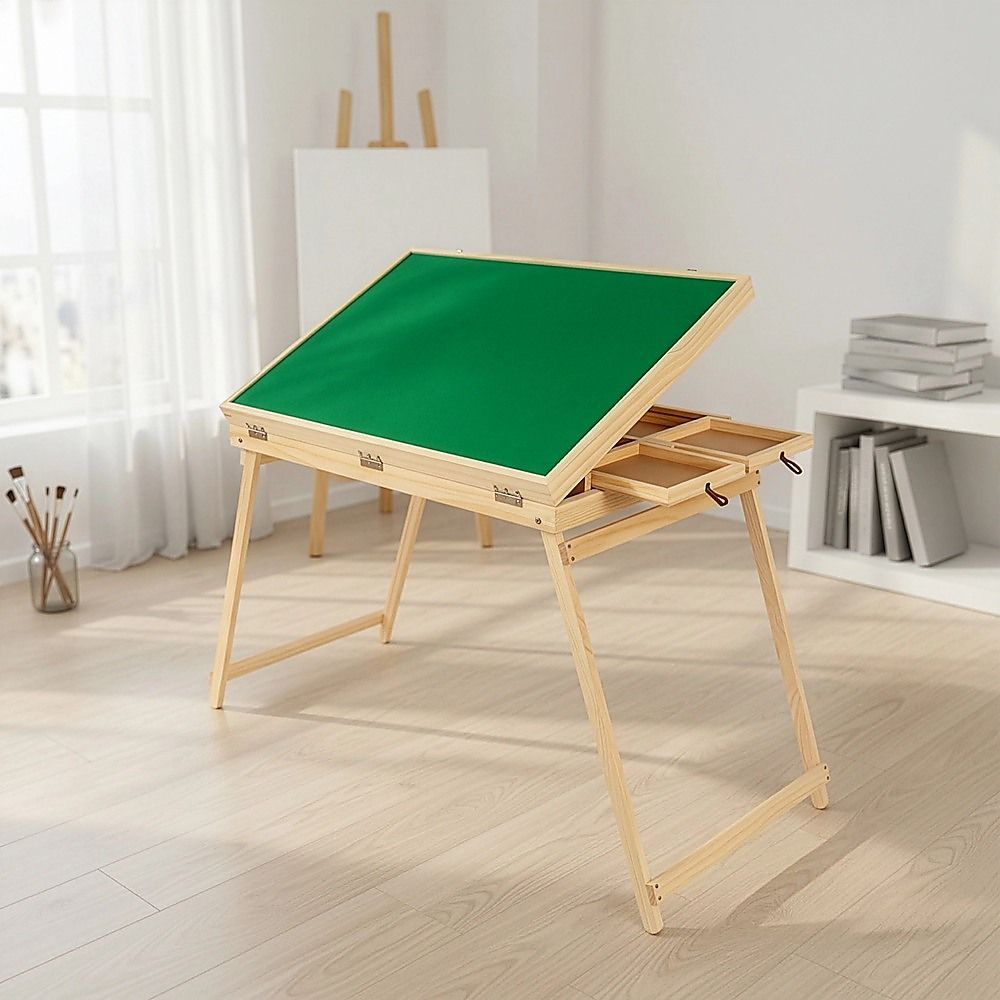 1500-Piece Jigsaw Puzzle Table with Folding Legs – Portable Puzzle Storage Board — image 3
