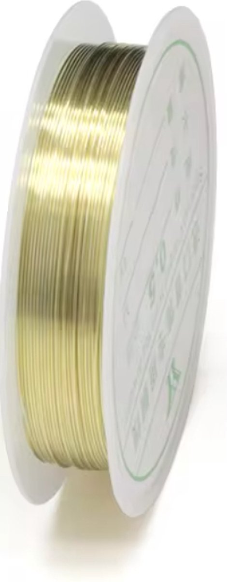Metal wire | iron wire | For making jewelry, for example | Bronze colored | 0.5MM