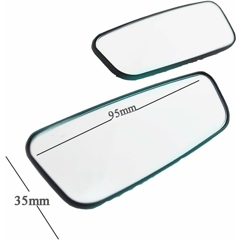 360° ROtate Blind Spot Mirror,Adjustable Wide Angle Rearview Mirror Hd Glass Convex Side View Mirror For Car — image 2