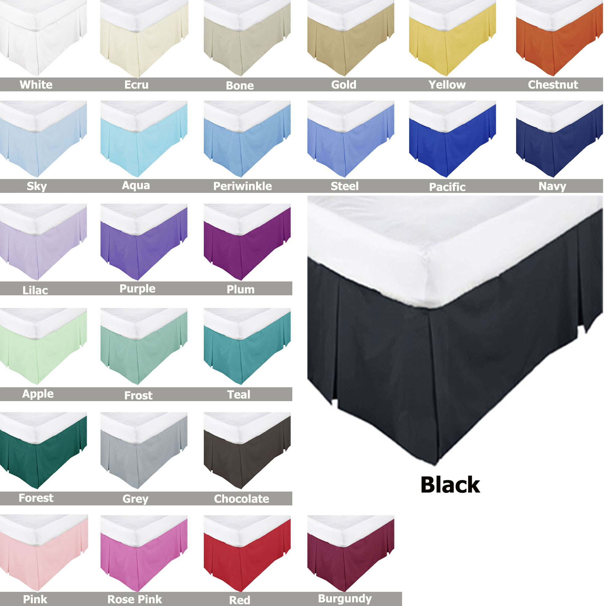 ASSUN Box Pleated Valance Ecru SINGLE โ image 2