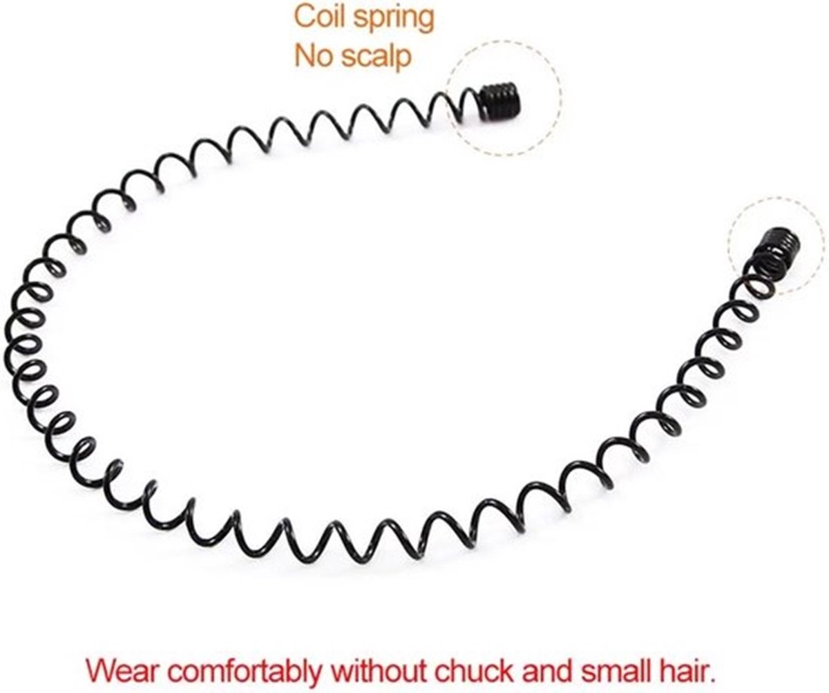 2x Wave Tiara Sport II Headband I Hairband I Unisex I Metal I Black — image 5