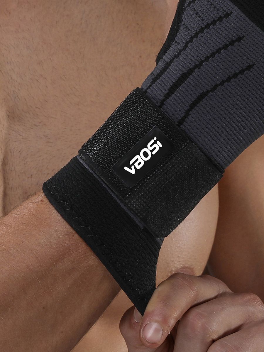 VBOSI Wrist Support Nylon Fitness Sports Protection Green (single pack) M โ image 4