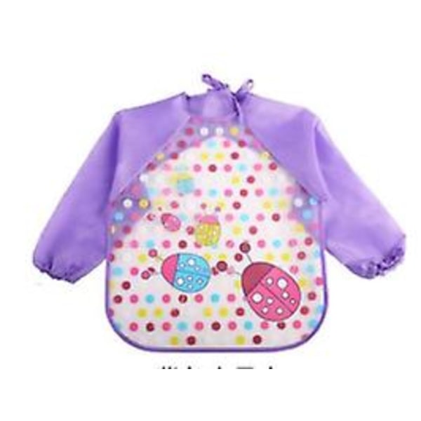 pcs bibs with sleeves, waterproof long sleeve bibs, unisex, for toddlers — image 3