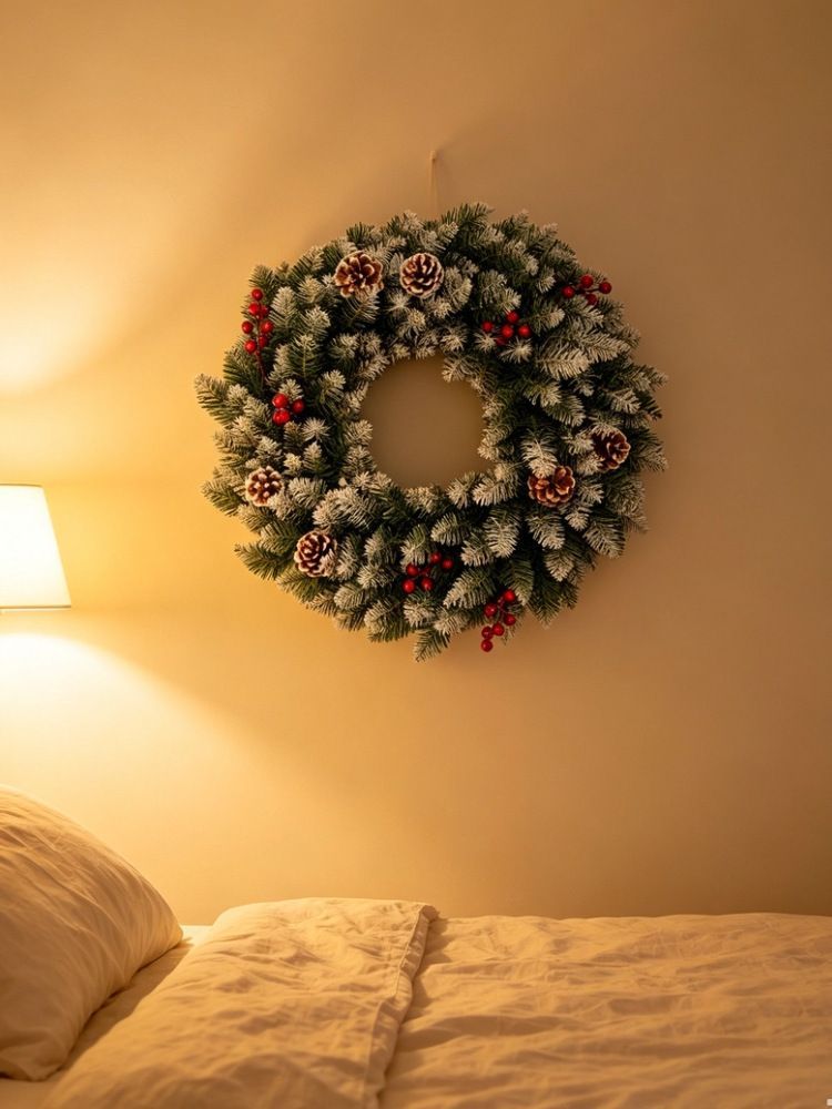 Christmas wreath with berries — image 2